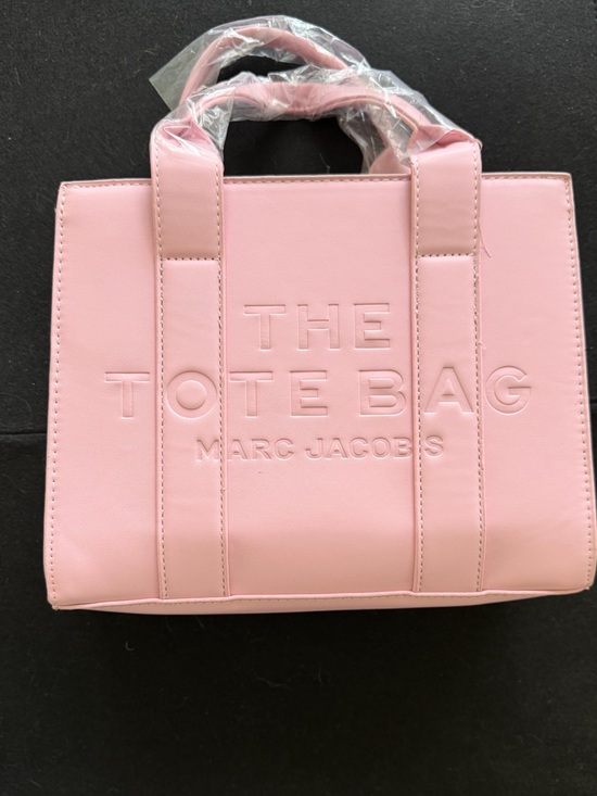 Marc Jacobs Handbags - Marc Jacobs Pale Pink Leather Mini Tote Bag